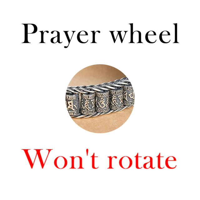 Men Lucky Buddhist Scripture Bracelets