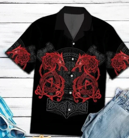 Button Up Printed Summer Shirts