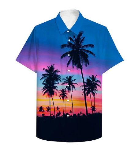 Button Up Printed Summer Shirts