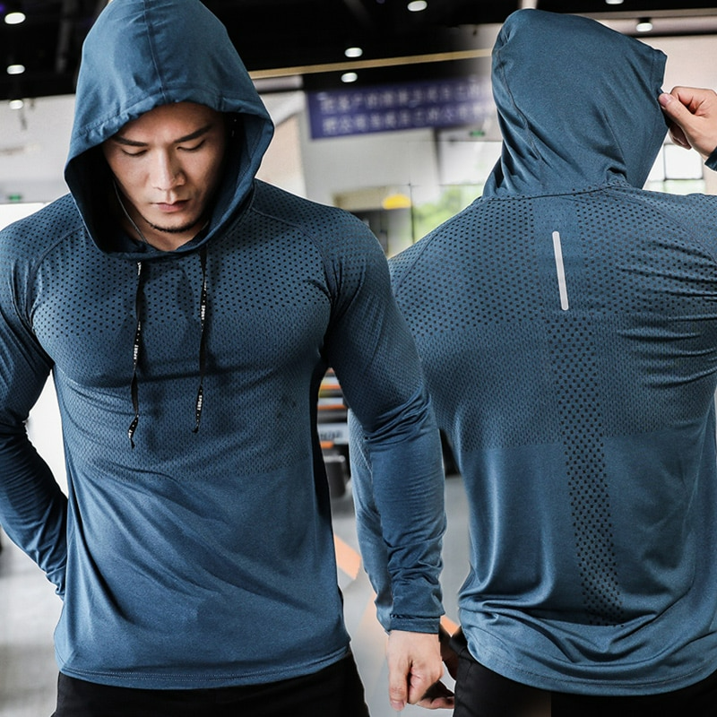 Men's Fitness Tracksuit Running Sport Hoodie