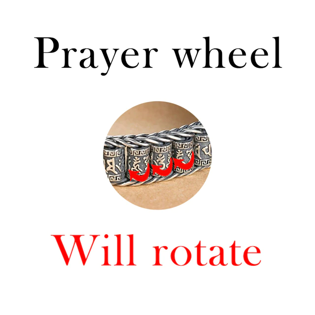 Men Lucky Buddhist Scripture Bracelets