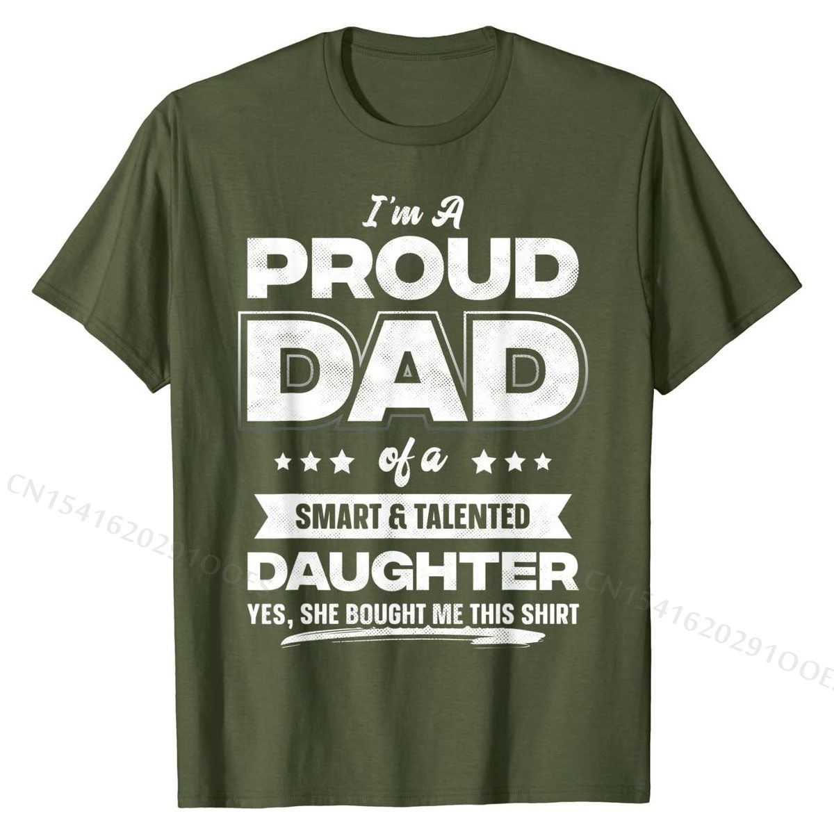 I'm A Proud Dad Printed T-Shirt
