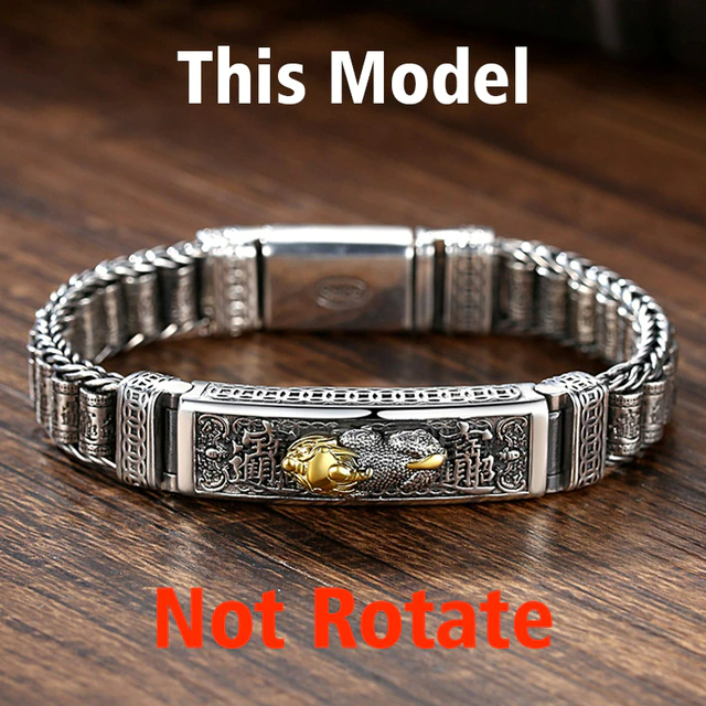 Men Lucky Buddhist Scripture Bracelets
