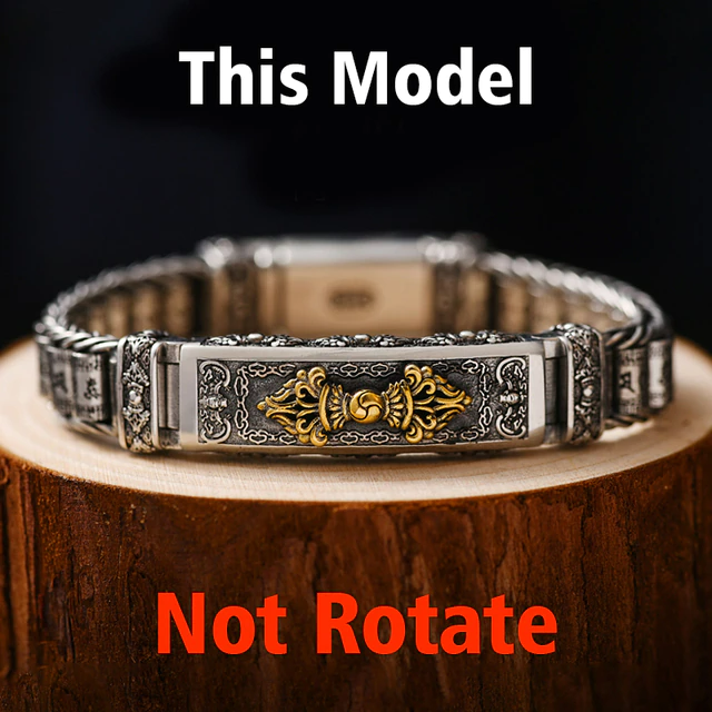 Men Lucky Buddhist Scripture Bracelets