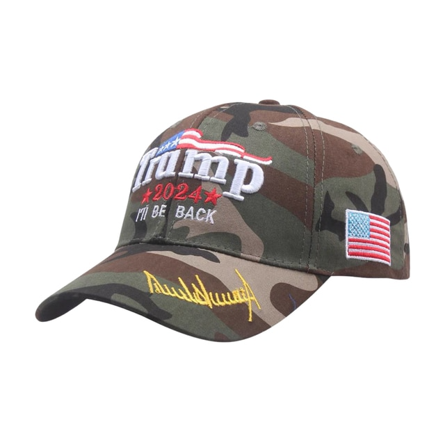 Stylish Donald Trump Print 2024 Baseball Cap