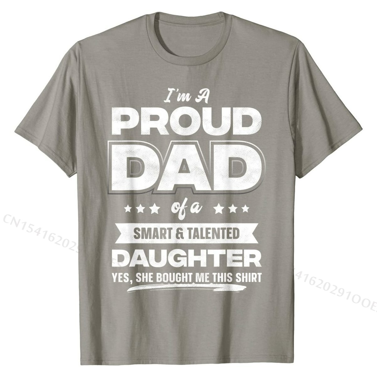 I'm A Proud Dad Printed T-Shirt