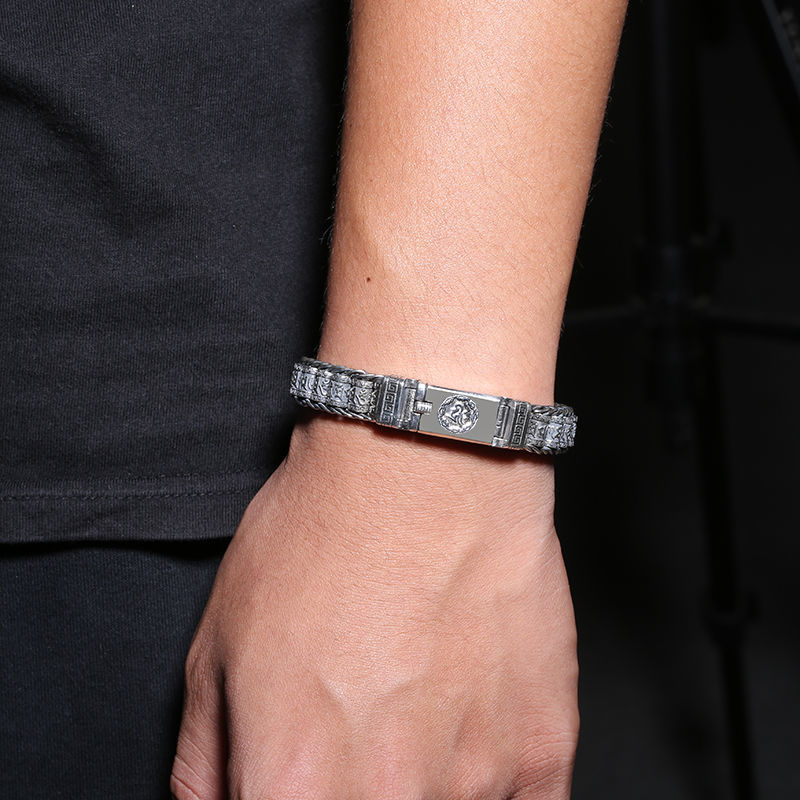 Men Lucky Buddhist Scripture Bracelets