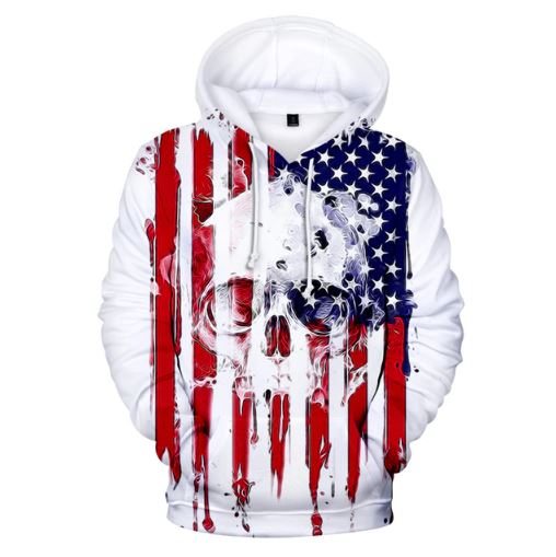 Men's Hoodies Men's 3d Flag Print