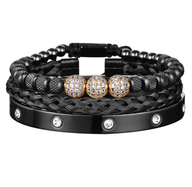 Men Stainless Steel Luxury Bracelets