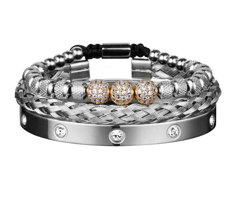 Men Stainless Steel Luxury Bracelets
