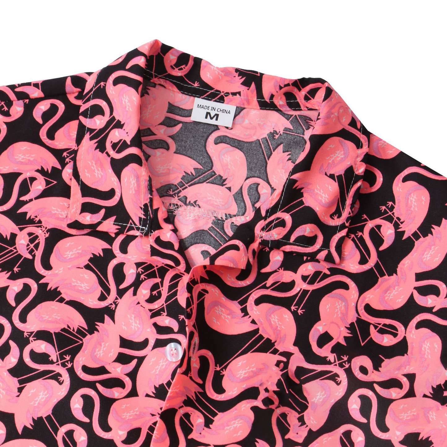 Men's Cool Beach Shirts with Flamingo Prints