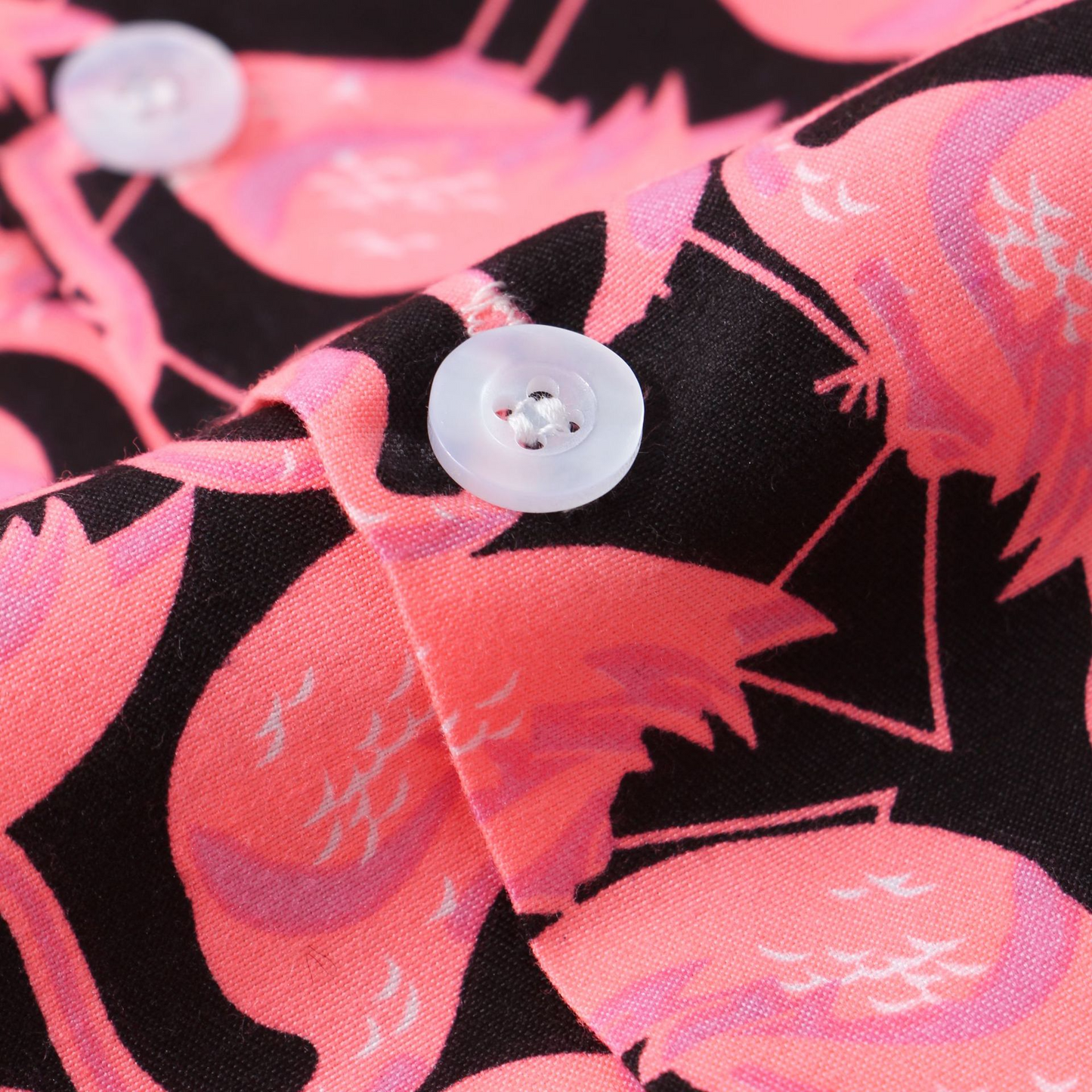 Men's Cool Beach Shirts with Flamingo Prints