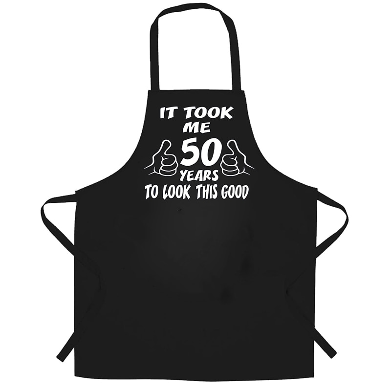 Printed Apron IT Took Me 50 Years to Look  This Good