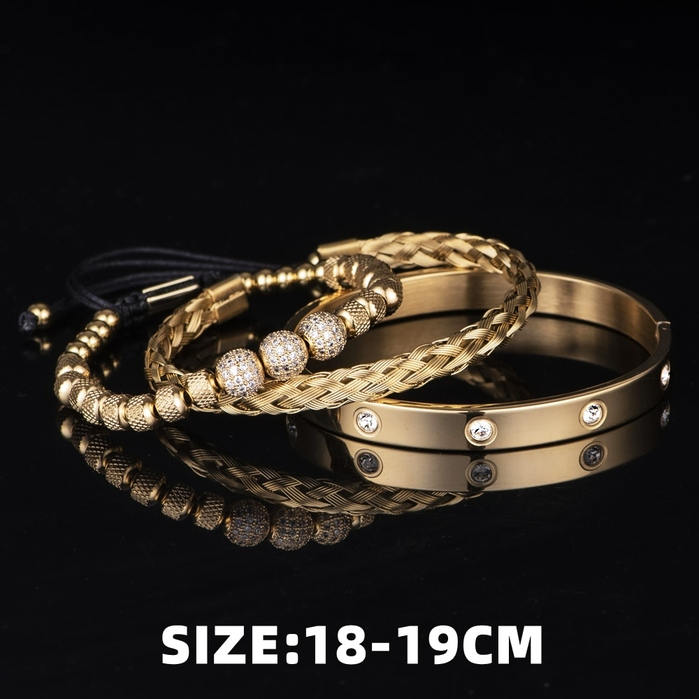 Men Stainless Steel Luxury Bracelets