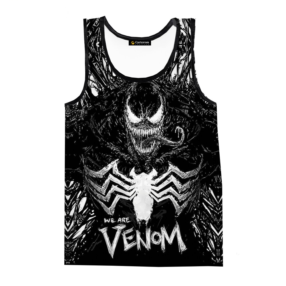 Fashion Venom 3D Printed Tank Tops