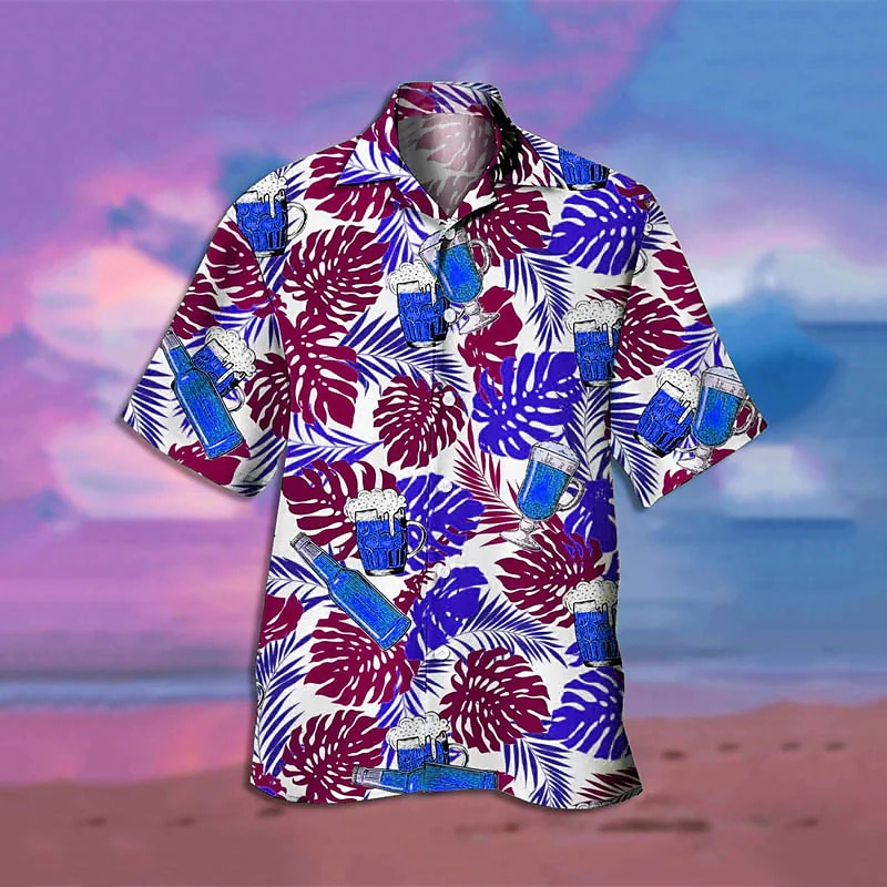 Button Up Printed Summer Shirts