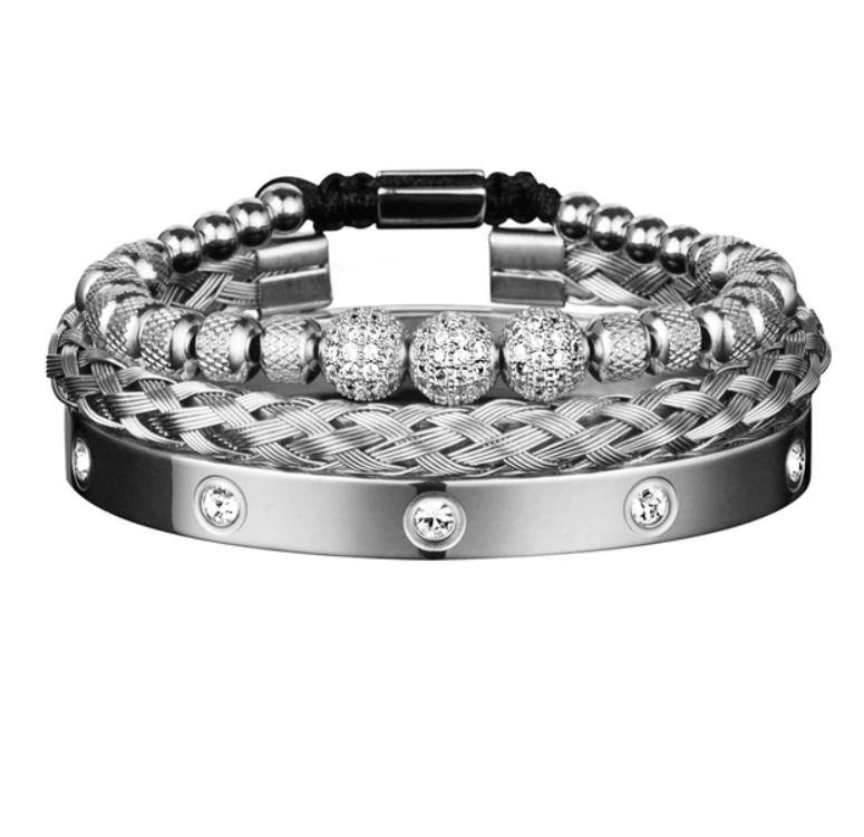 Men Stainless Steel Luxury Bracelets